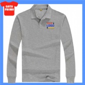 Long sleeve polo shirt