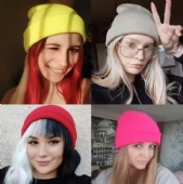 Solid beanie